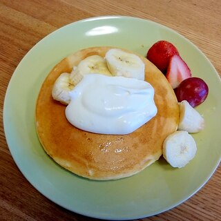 ホテルのレストランみたいなホットケーキ